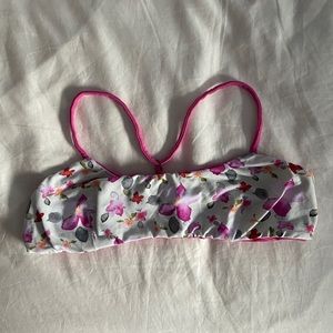 San Lorenzo Reversible Fuschia Water Lily Top